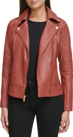 Faux Leather Asymmetrical Moto Jacket | Nordstrom Rack