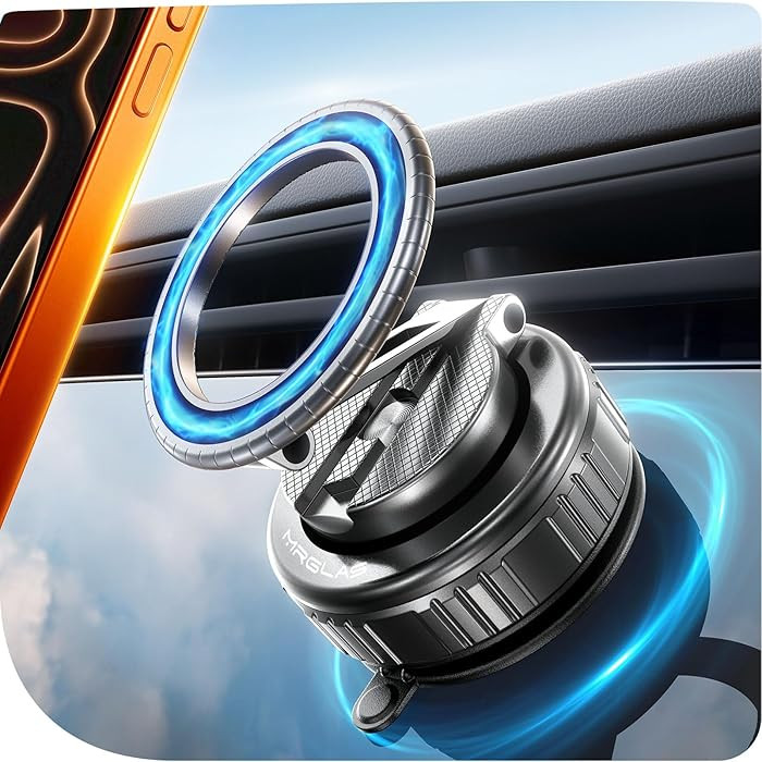MRGLAS Vacuum Magnetic Phone Holder Stand | Amazon (US)