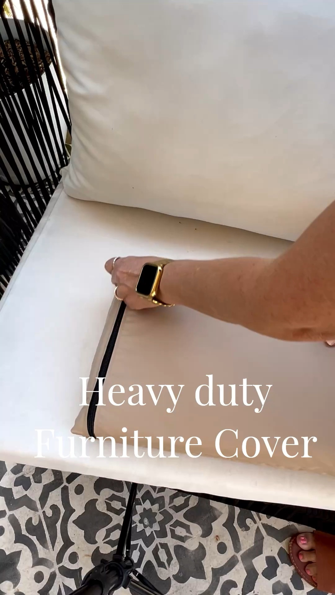 Protect your outdoor furniture even though it says it’s for the outdoors! This cover is heavy duty and straps down to your table or chairs so it doesn’t blow away!

#LTKHome #LTKdayinmylife #LTKSeasonal
