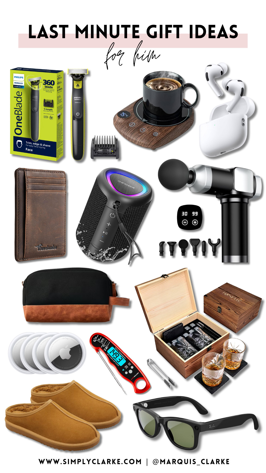 Last-minute gift ideas for him that are practical, thoughtful, and things he’ll actually use! Linking all my go-to picks. 

 #LTKGiftGuide #LTKHoliday #LTKMens