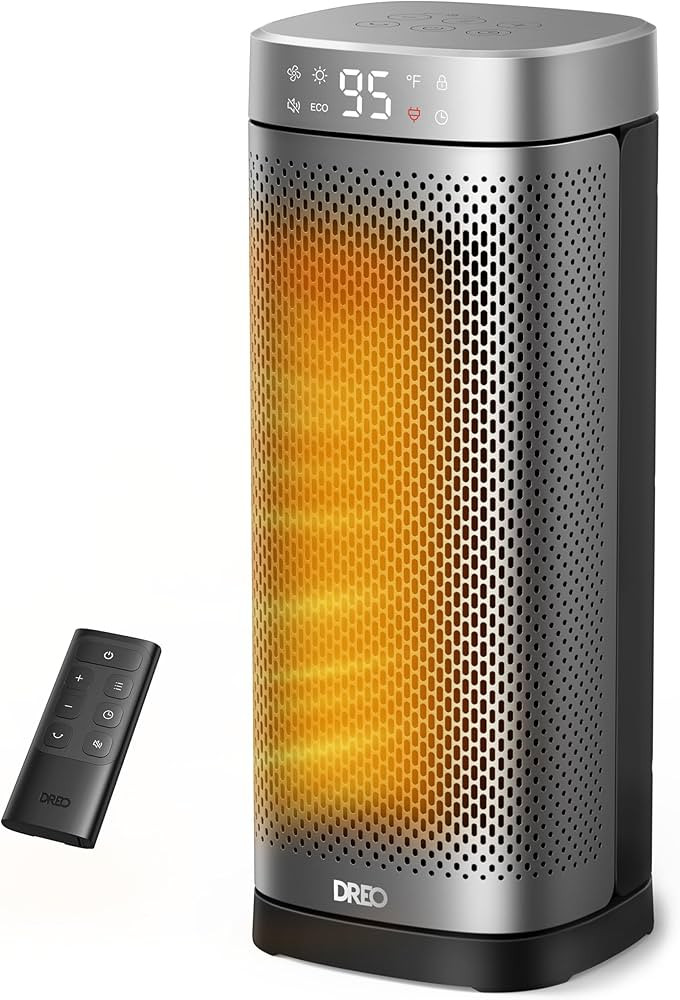 DREO Space Heaters for Indoor Use, Fast Heating Portable Heaters with Remote, Large PTC Ceramic E... | Amazon (US)