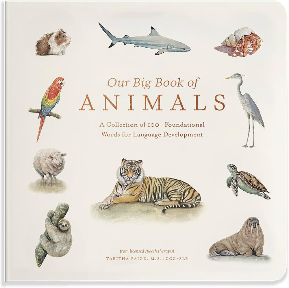 Our Big Book of Animals: First 100 Animal Words for Language Development, including Farm, Jungle,... | Amazon (US)