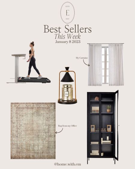The first best sellers round-up of 2023 did not disappoint! 

From two of my favorite items from my home. To the walking desk, to the affordable cabinet with glass doors and adorable candle warmer. 

These are all great and I'm not surprised to see them on my best sellers list! 

#homewithem #amazonbestseller #amazonbestsellers #amazonhomefinds #amazonfinds #bestsellers #greenscreen 

#LTKFind #LTKhome #LTKfamily