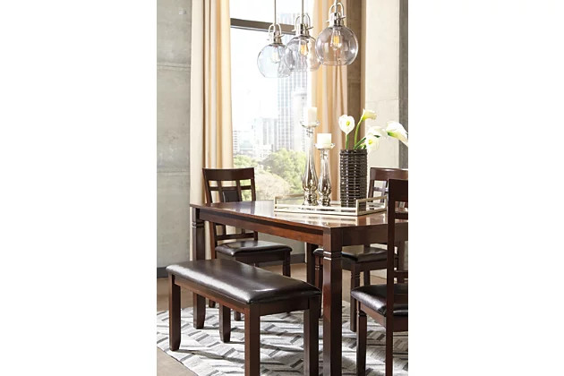 Bennox Dining Table with Chairs and Bench Set | Ashley Homestore