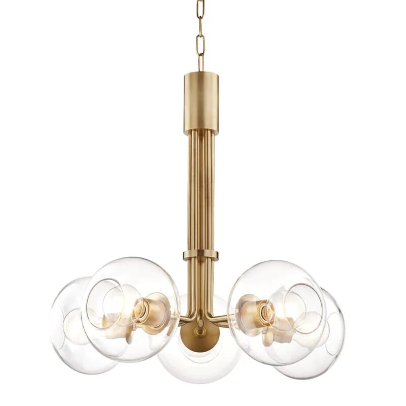 Mitzi Margot 5 Light Chandelier - Available in 3 Colors | Alchemy Fine Home