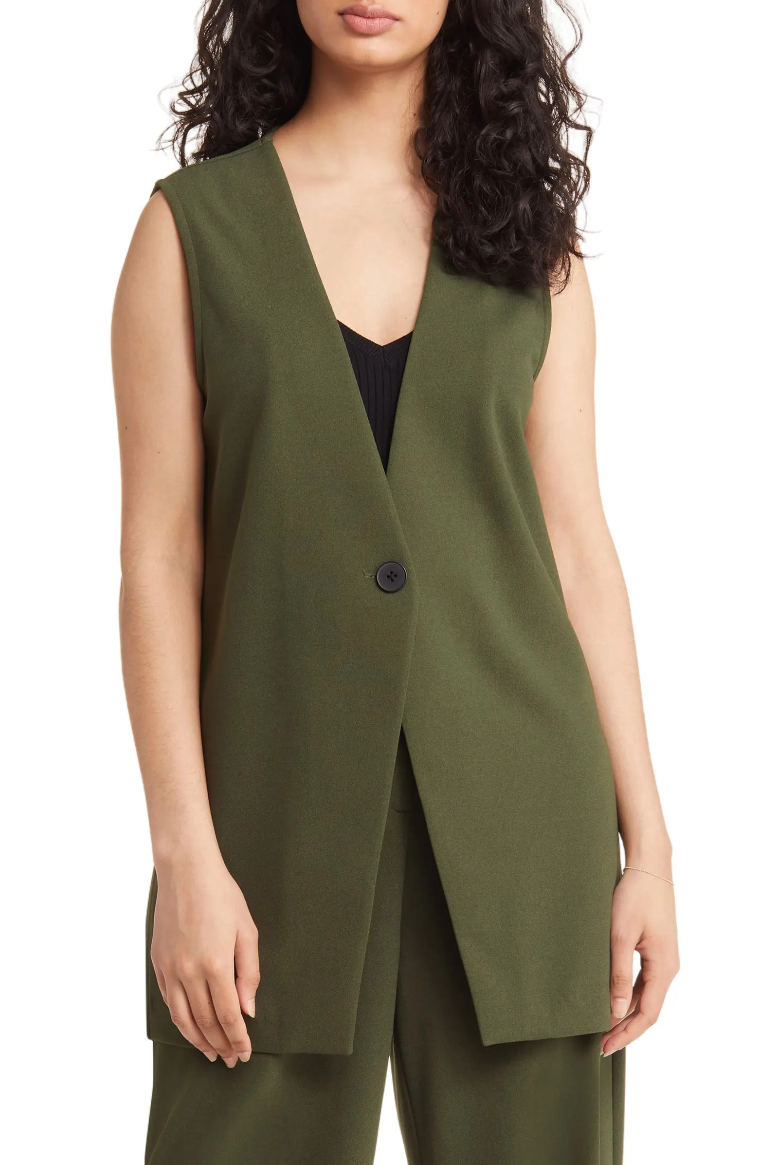 One-Button Vest | Nordstrom