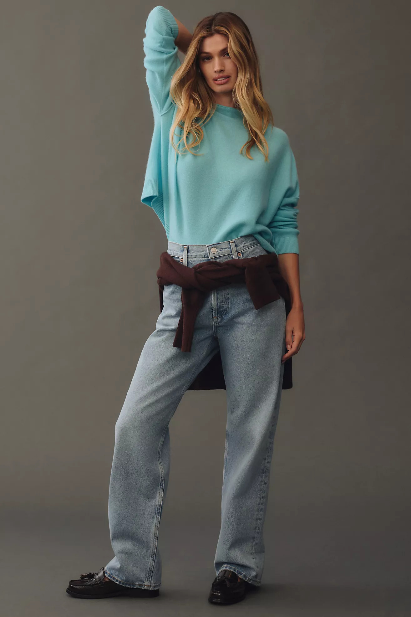 Pistola Lexi High-Rise Tapered Jeans | Anthropologie (US)