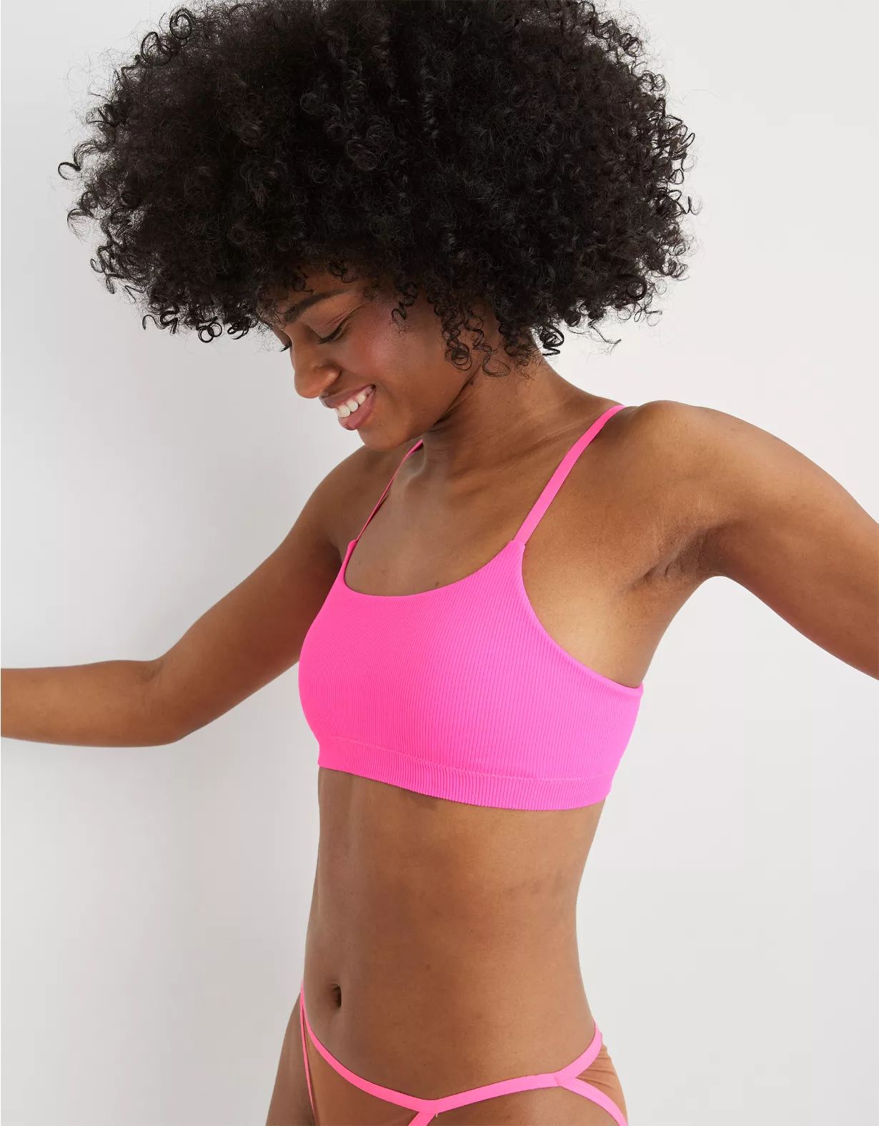 Aerie Seamless Skinny Scoop Bralette | Aerie