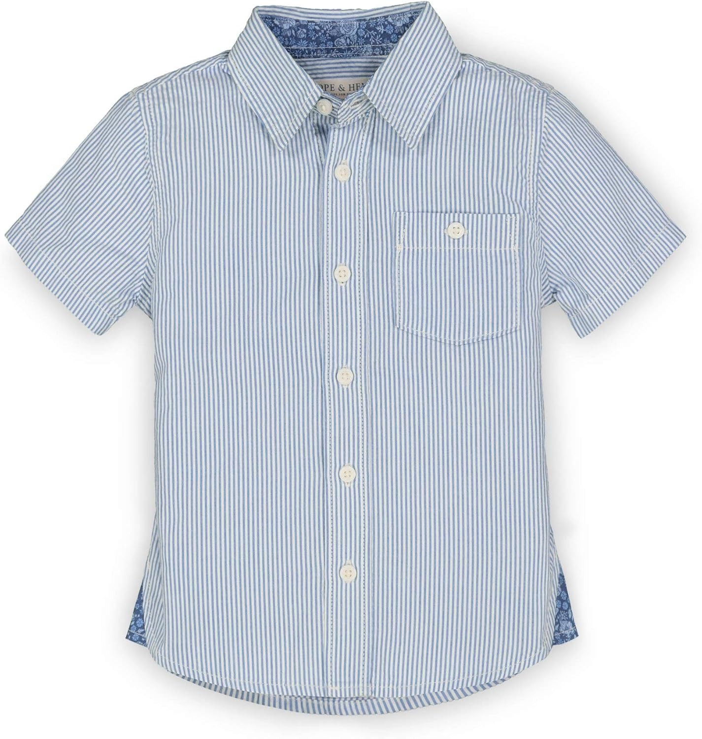 Hope & Henry Boys' Short Sleeve Button Down Shirt | Amazon (US)