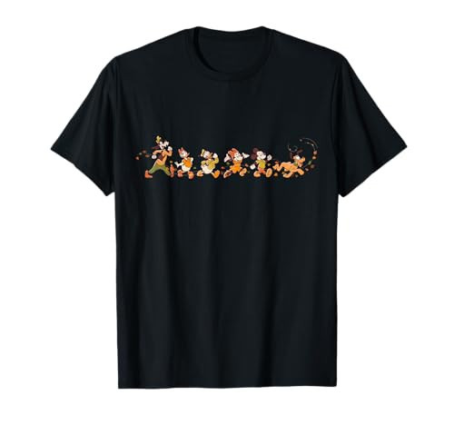 Disney Mickey Mouse & Friends Breezy Autumn Leaf Stroll Fall T-Shirt | Amazon (US)