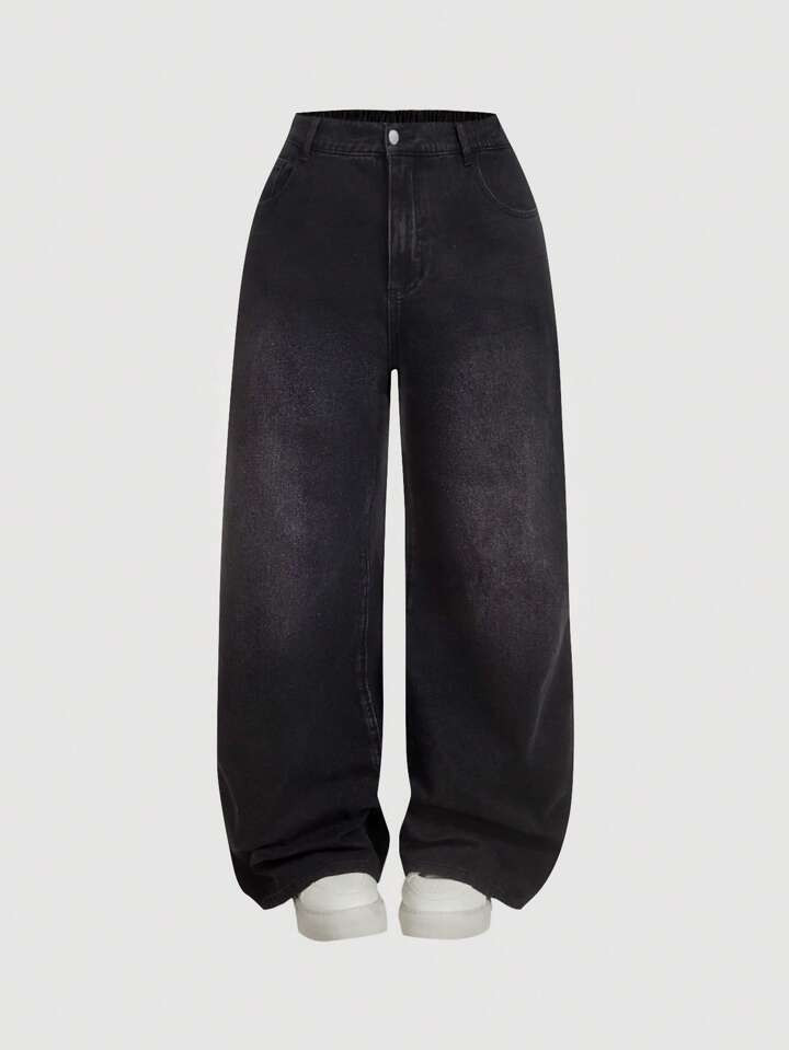 Black Boyfriend Jeans | SHEIN