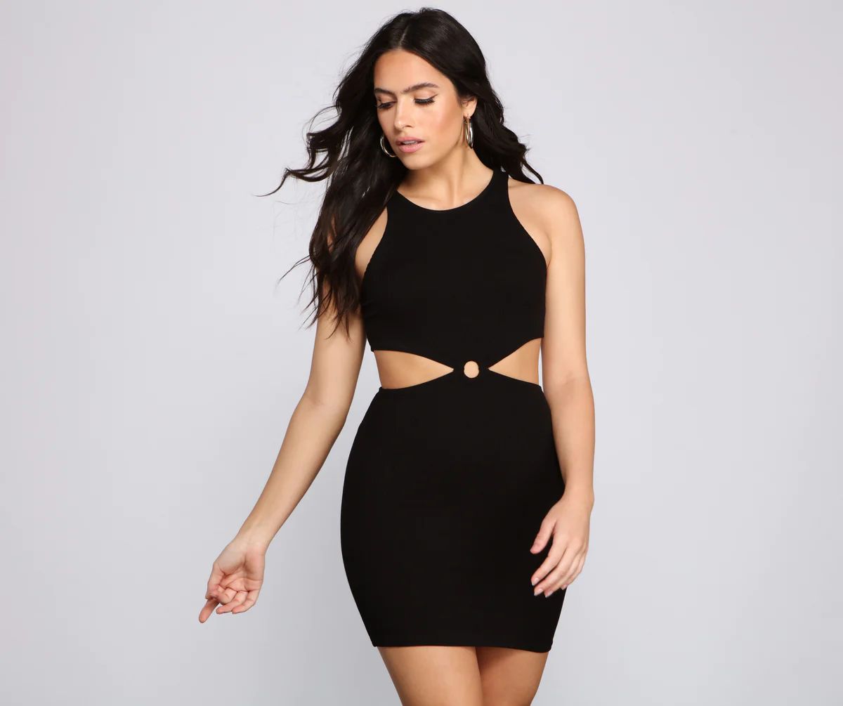 Keep It Trendy Cutout Mini Dress | Windsor Stores