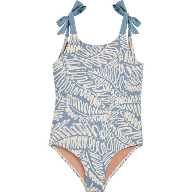 Little Britt One-Piece Swimsuit, Keep Palm - Hermoza Exclusives | Maisonette | Maisonette