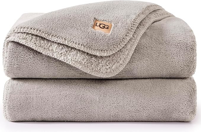 UGG Whitecap Plush Throw Blanket Fleece Soft Fluffy Throw Blankets for Couch or Bed, Home Decor, ... | Amazon (US)
