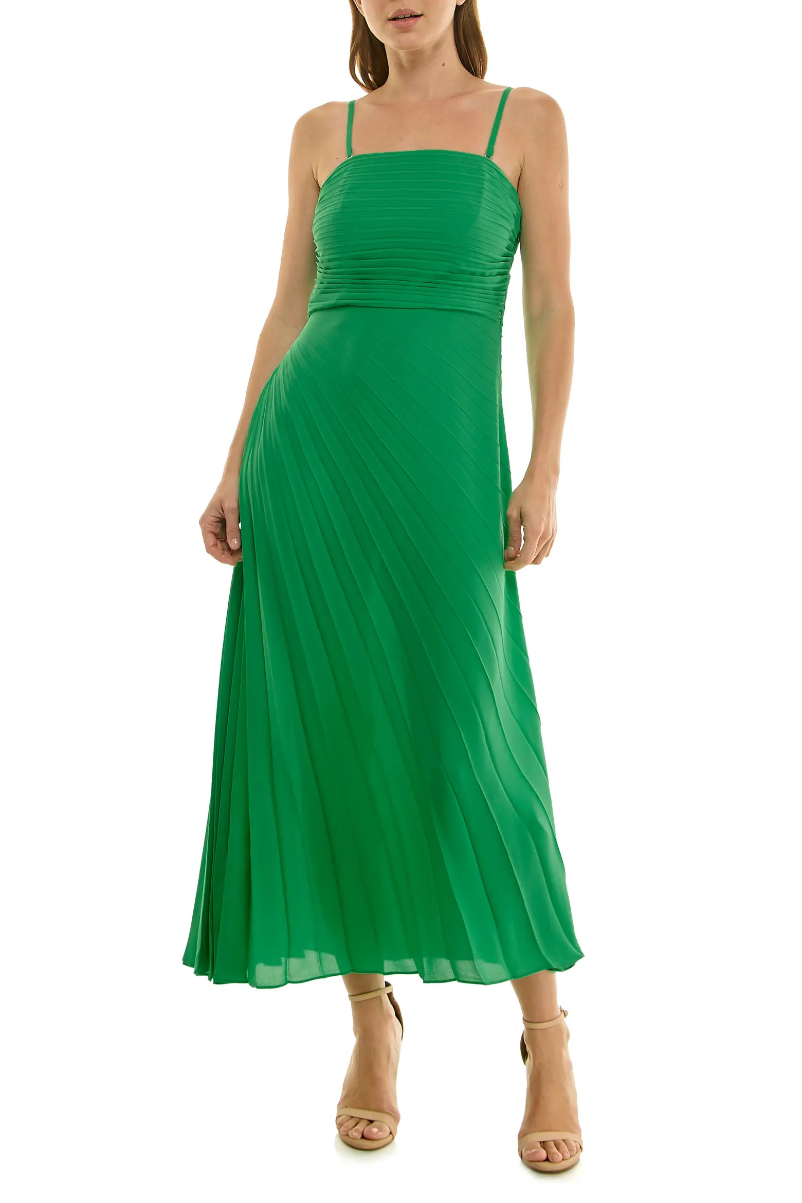 Strapless Pleated Chiffon Maxi Dress (Women) | Nordstromrack | Nordstrom Rack