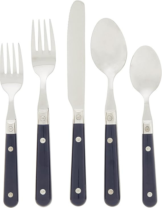 Ginkgo International Le Prix Stainless Steel Dishwasher-safe 30piece flatware set, Service for 6,... | Amazon (US)