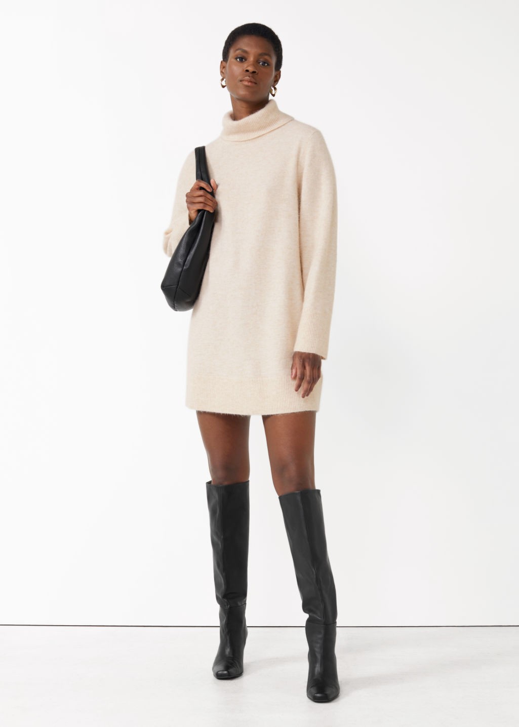 Turtleneck Knit Mini Dress | & Other Stories (EU + UK)