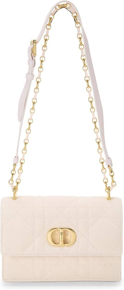 Amazon.com: Dior, Pre-Loved Pink Cannage Denim Miss Caro Bag Mini, Pink : Luxury Stores | Amazon (US)
