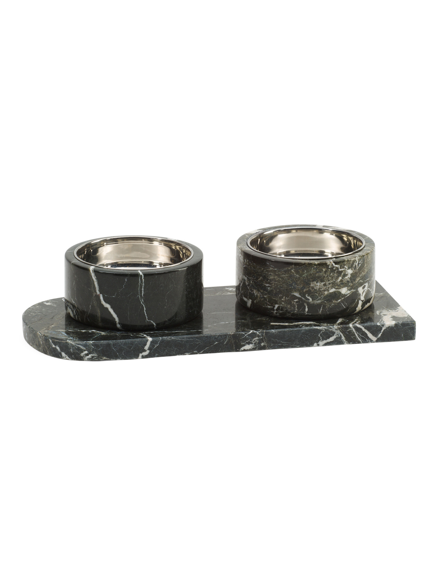 3pc Marble Pet Bowls With Tray Set | Home | Marshalls | Marshalls