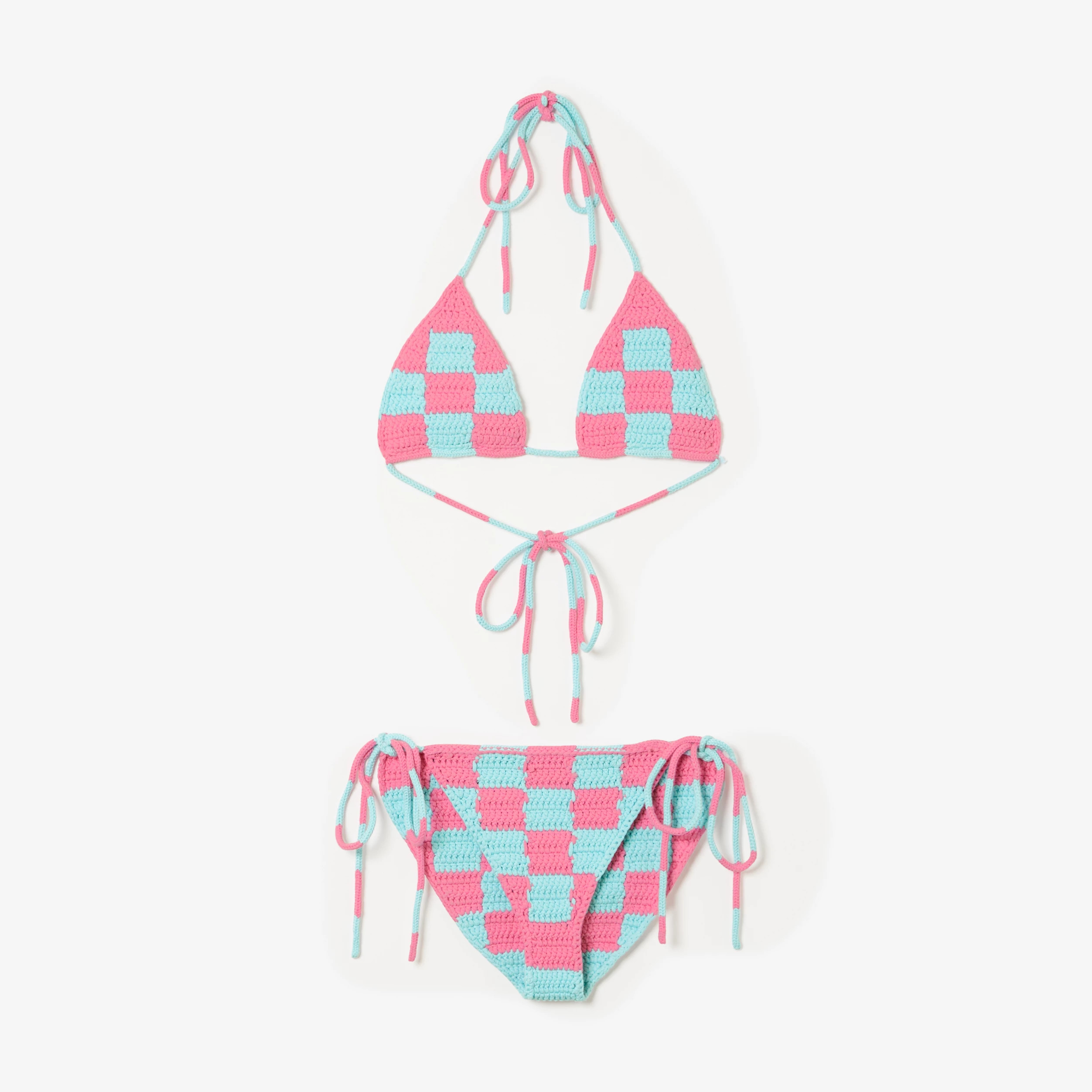 Crochet Technical Cotton Bikini | Burberry (US)