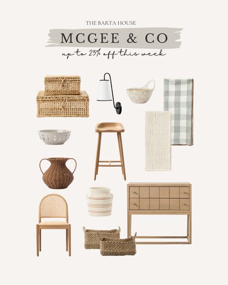 McGee & Co. Memorial Day Sale! Up to 25% off sitewide 

#LTKHome #LTKSaleAlert