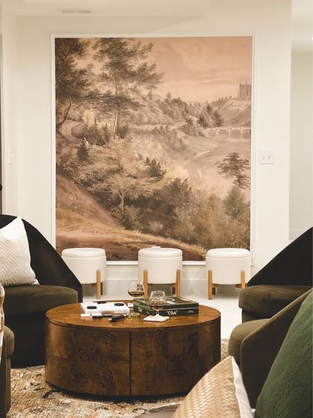 Framed in wallpaper makes for the best large scale art. 

#LTKstyletip #LTKhome