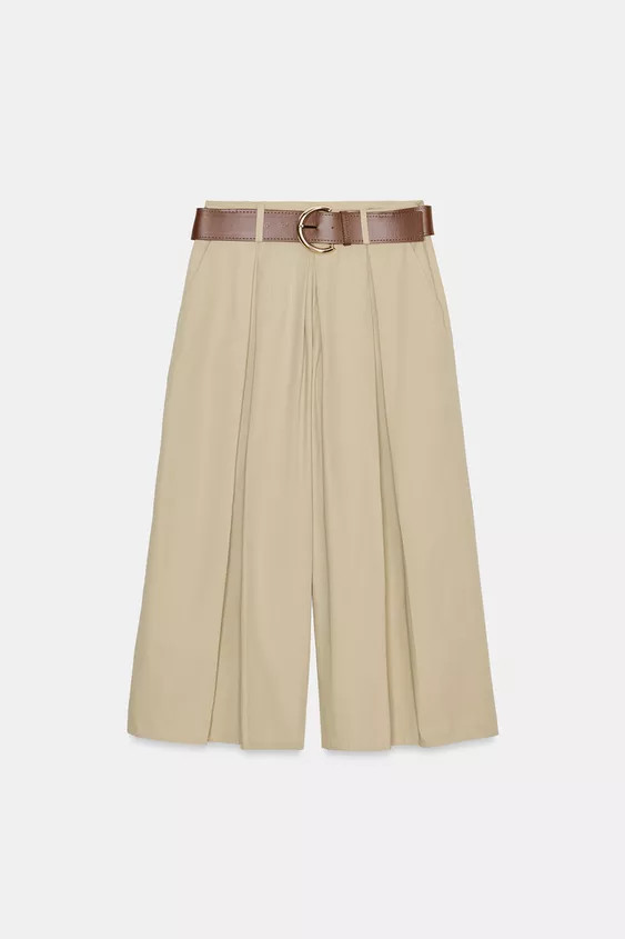CULOTTES WITH BELT | Zara US