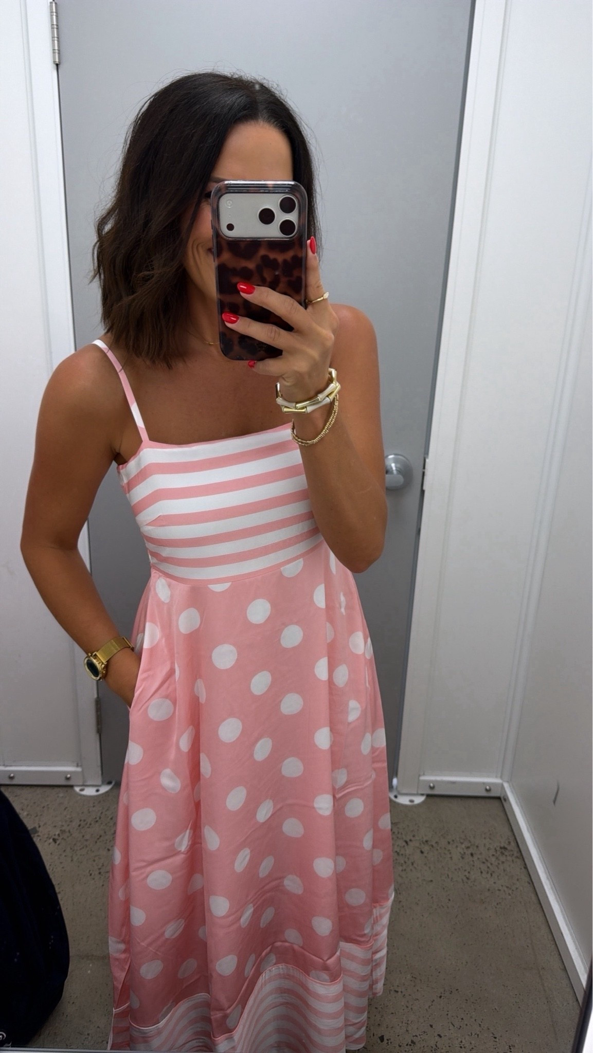 Pink is always a yes, especially in this fun mix of stripes and polka dots. Such a cute throw-on dress for summer. 

Dress is from Walmart in size XS.
5’3” for reference.

#WalmartFashion #WalmartFinds #AffordableStyle #SummerDress #PinkDress #CasualStyle #EverydayFashion #LTKStyle #OOTD #WalmartStyle