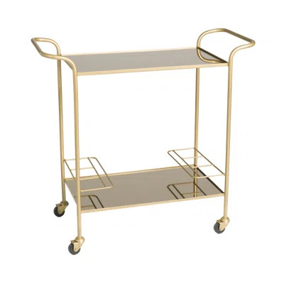 Savannah Retro Trolley Bar Cart Everly Quinn | Wayfair North America