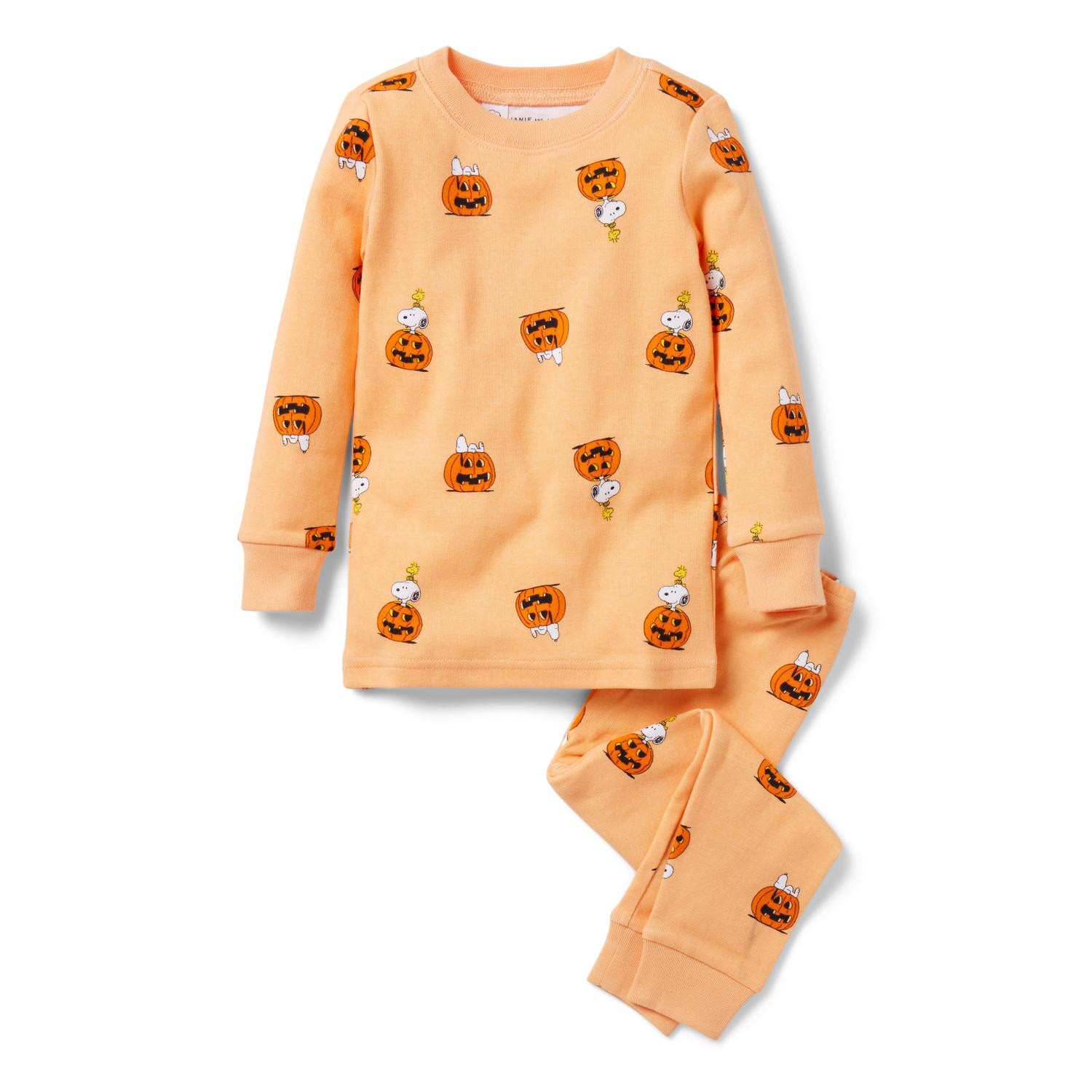 Good Night Pajamas In Peanuts Snoopy Pumpkin | Janie and Jack