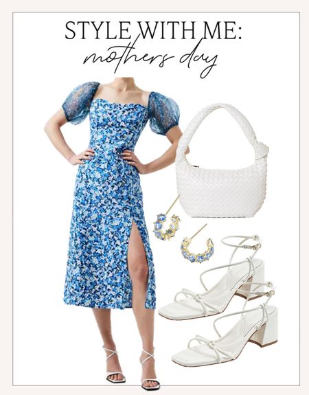 The perfect look for a Mother’s Day brunch! 

#mothersday

Blue floral puff sleeve midi dress. Target finds. Target white woven shoulder bag. White strappy heels. Chic spring style. Spring event dress  

#LTKfindsunder100 #LTKSeasonal #LTKstyletip