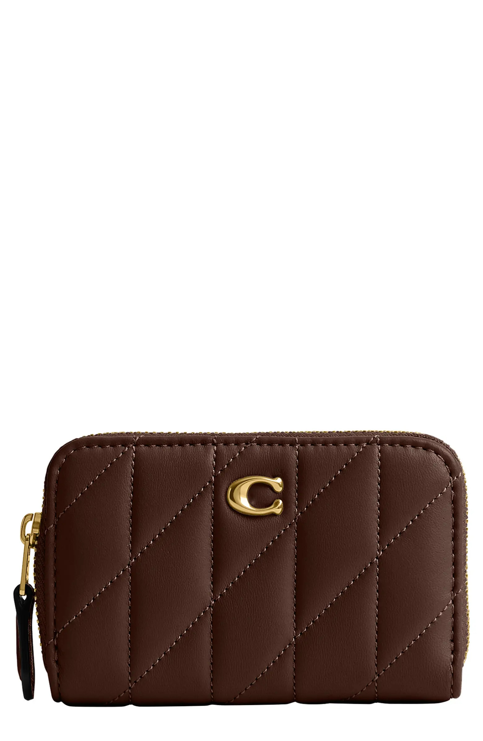 Essential Pillow Quilted Leather Card Case | Nordstrom