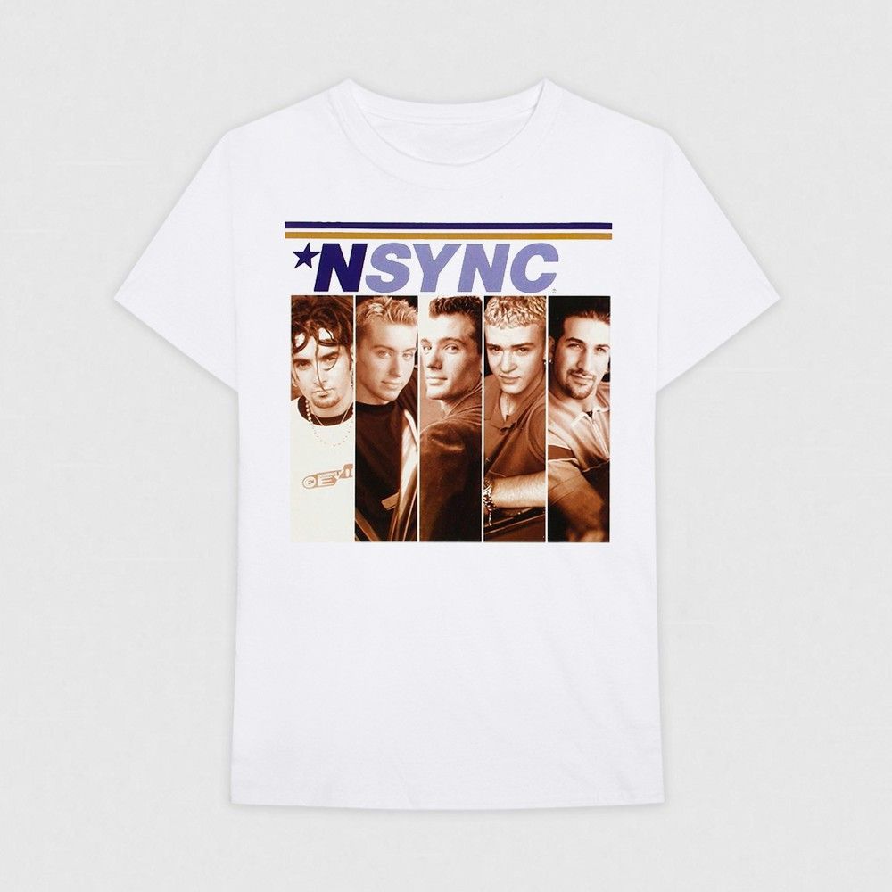 Men's Nsync Short Sleeve Graphic T-Shirt White M | Target