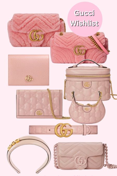 Gucci has the Dreamiest Pink items right now 🎀🥲 perfect Christmas gifts ! 

#LTKCyberWeek #LTKitbag #LTKGiftGuide