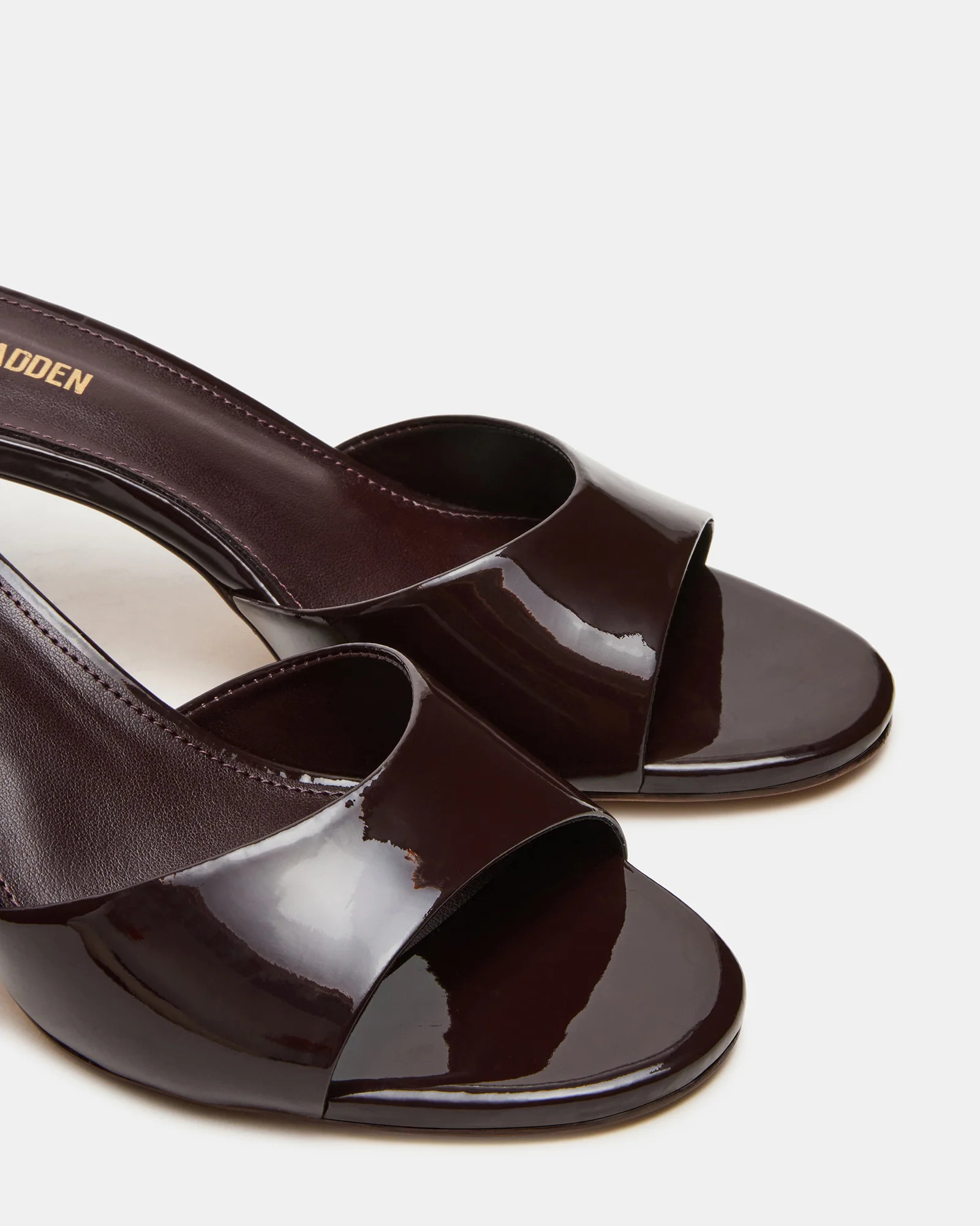 KENDRIX Brown Leather Women's Mule Heel | Steve Madden (US)