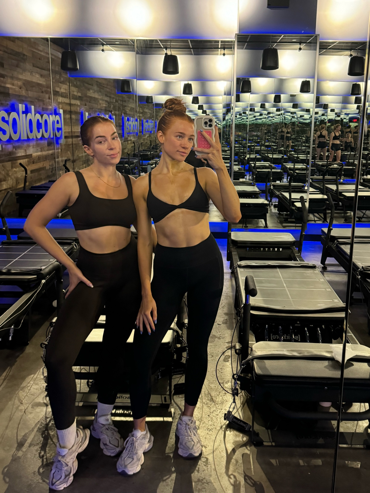 Solid core fit! Love an all black look. Wearing xs in top and small bottoms #activewear #workoutclass #gymfit #gymshark

#LTKU #LTKSeasonal #LTKActive