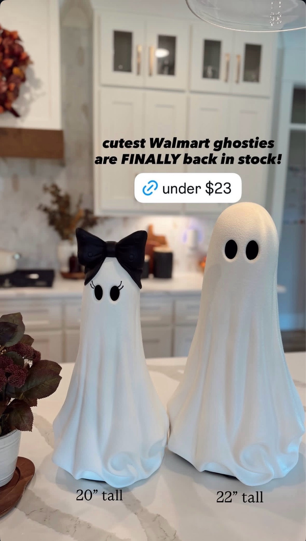 The cutest little Ghost decor from Walmart!! The prices are sooo good!

Sale alert, new arrivals, watchnow, finds under 50, Halloween, fall finds, Elaina Zinke

#LTKSeasonal #LTKmomlife #LTKHome