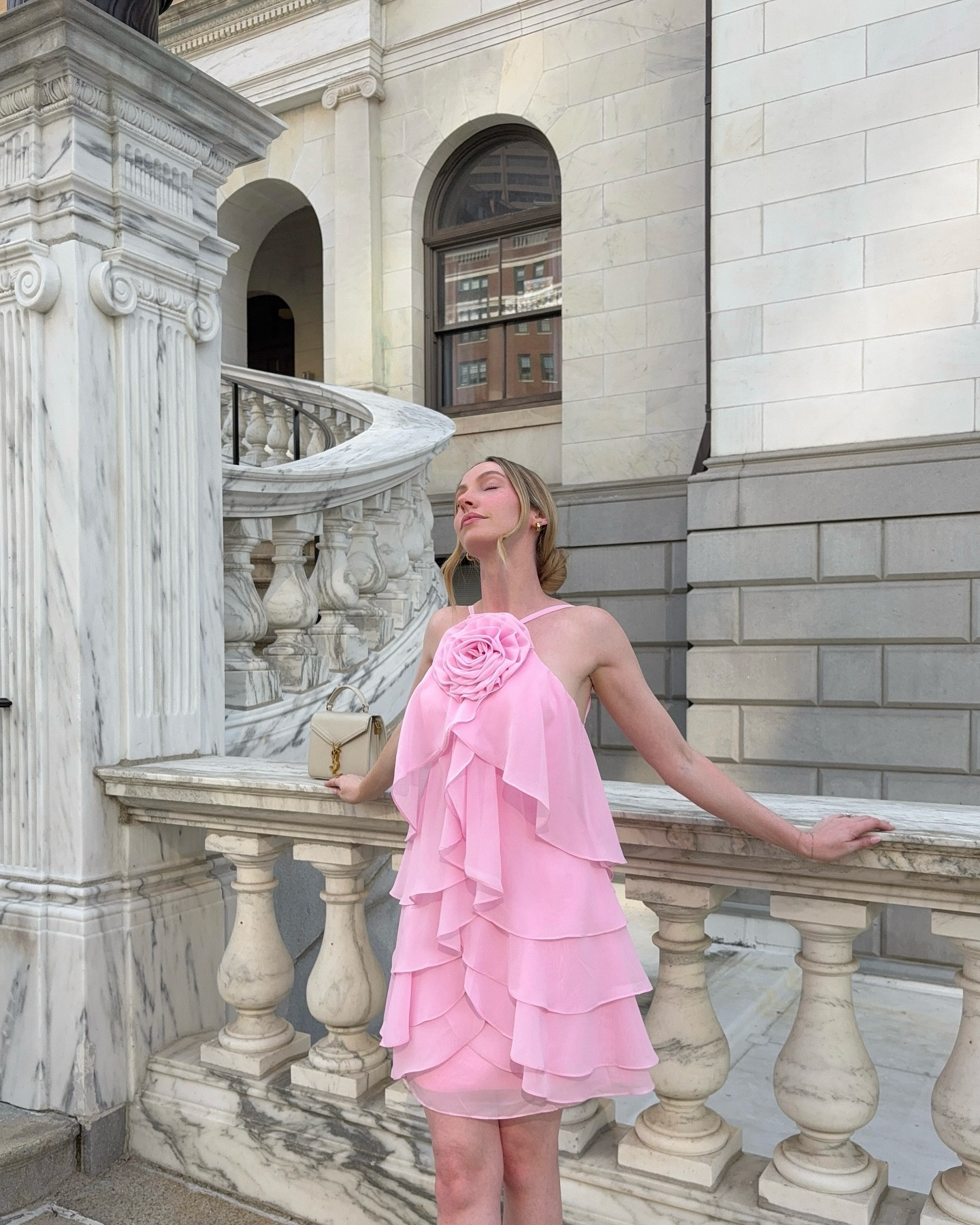 The dress equivalent of the 🌸🌸🌸 emoji 

We still have a few more weeks of summer (!), so while I’m planning for fall outfits you’ll still catch me making the most of my summer dress collection 🎀 including this pretty pink mini, which is linked on my @shop.ltk! 

🏷️: pink ruffle flower mini dress, 3D flower dress, Amazon fashion find, pink dress, soft girl style, coquette fashion, feminine style inspiration, Pinterest girl aesthetic