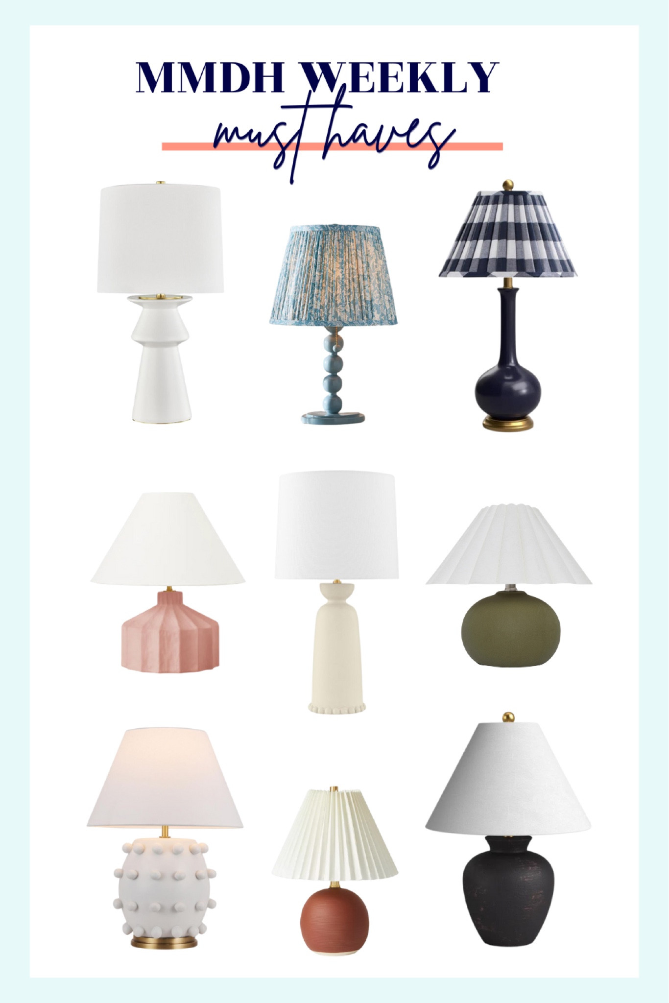 Looking to give your space a quick refresh? Check out my top picks for table lamps! From elegant scalloped edges and chic brass finishes to classic white designs, there's something for every style. Whether you’re into transitional decor or eclectic vibes, these lamps are perfect for adding a touch of charm to any room. Explore the variety and find the perfect table lamp to brighten up your home!

#LTKxWayfair #LTKHome #LTKSaleAlert
