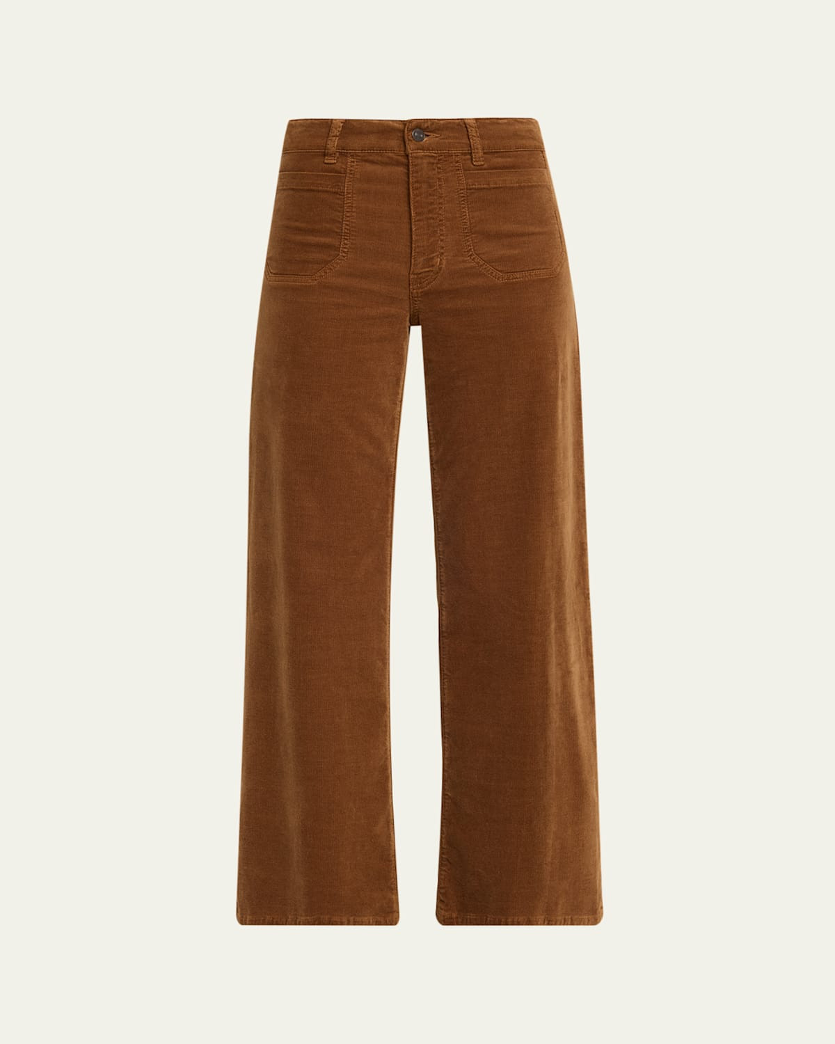 Le Slim Palazzo Modernist Pocket Corduroy Jeans | Bergdorf Goodman