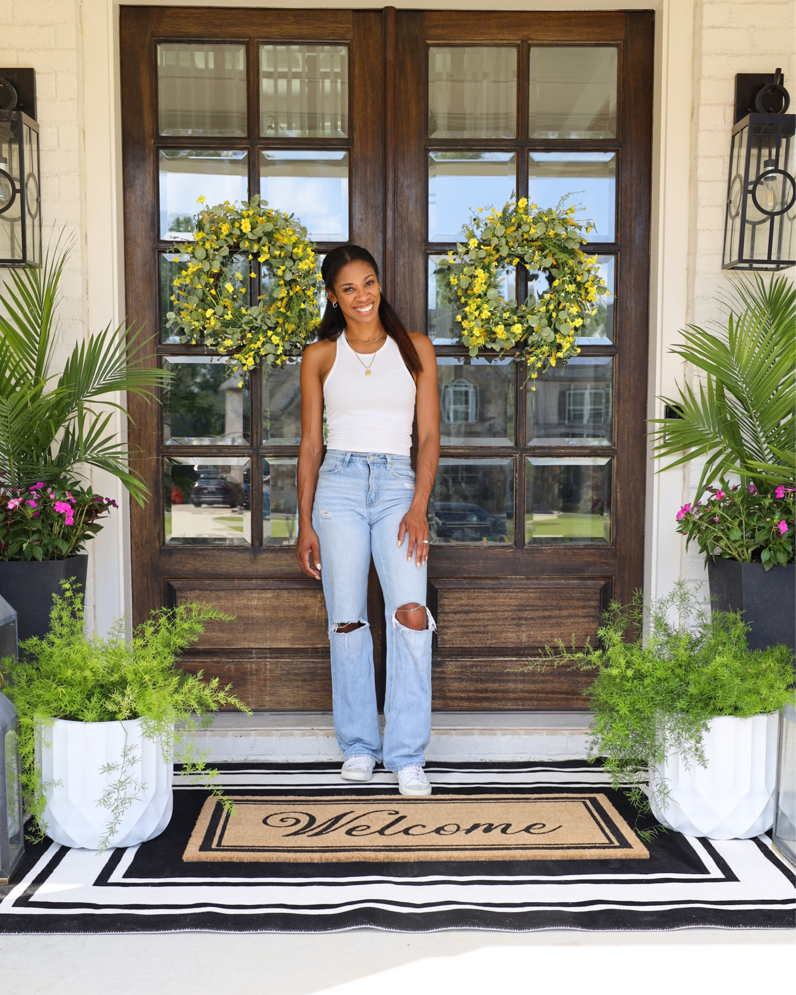 Front porch decor summer time fun 

#LTKSeasonal #LTKhome #LTKFind