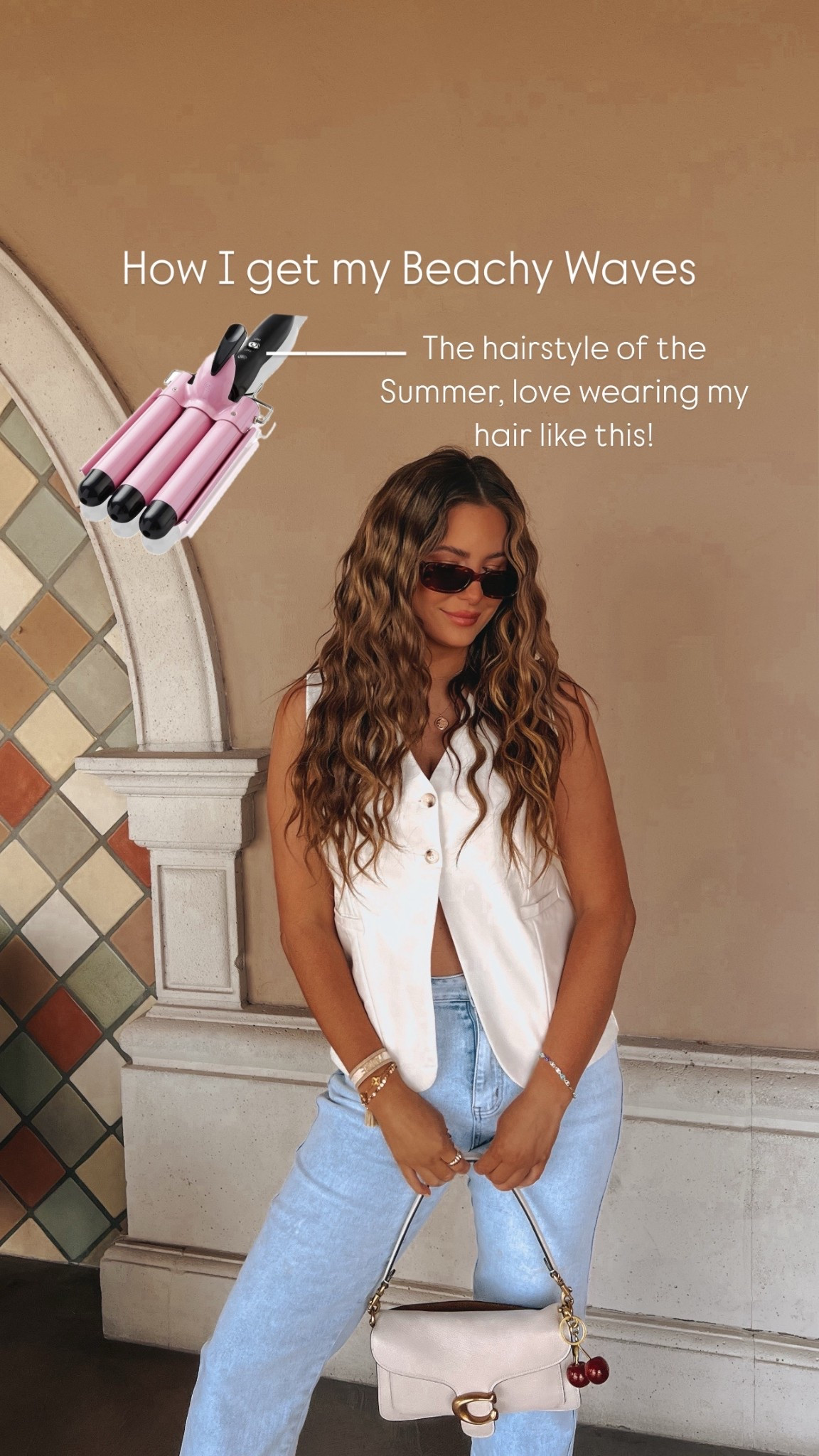 Amazon vest & hair crimper / spring style  

#LTKgrwm #LTKootd #LTKdayinmylife