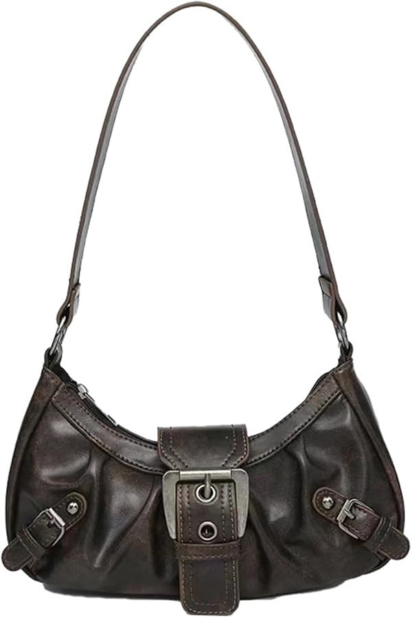 Women's Y2K Purse Shoulder Bag Top Handle Handbag Small Punk Hobo Clutch Purses Bags Trendy Trend... | Amazon (US)