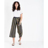 Cameo Rose Blue Stripe Culottes New Look | New Look (UK)