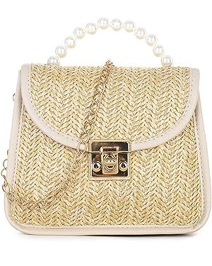 CHARMORE Crossbody Bag for Women Small Straw Beach Shoulder Bag Stylish Woven Bags Travel Handbag... | Amazon (US)