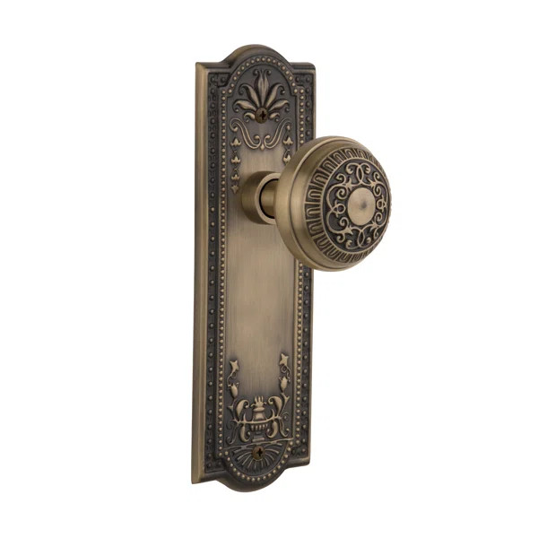 Meadows Plate with Egg & Dart Door Knob | Wayfair North America