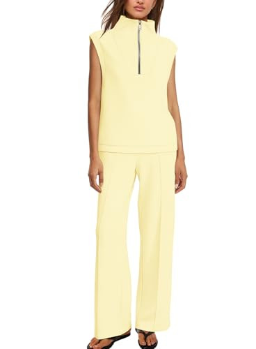 SENSERISE Womens Lounge Sets Sweatsuits 2 Piece Outfits Summer Matching Sweat Sets Airport Travel... | Amazon (US)