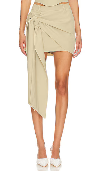 x Anja Dujaković Lyra Skirt in Sage Green | Revolve Clothing (Global)