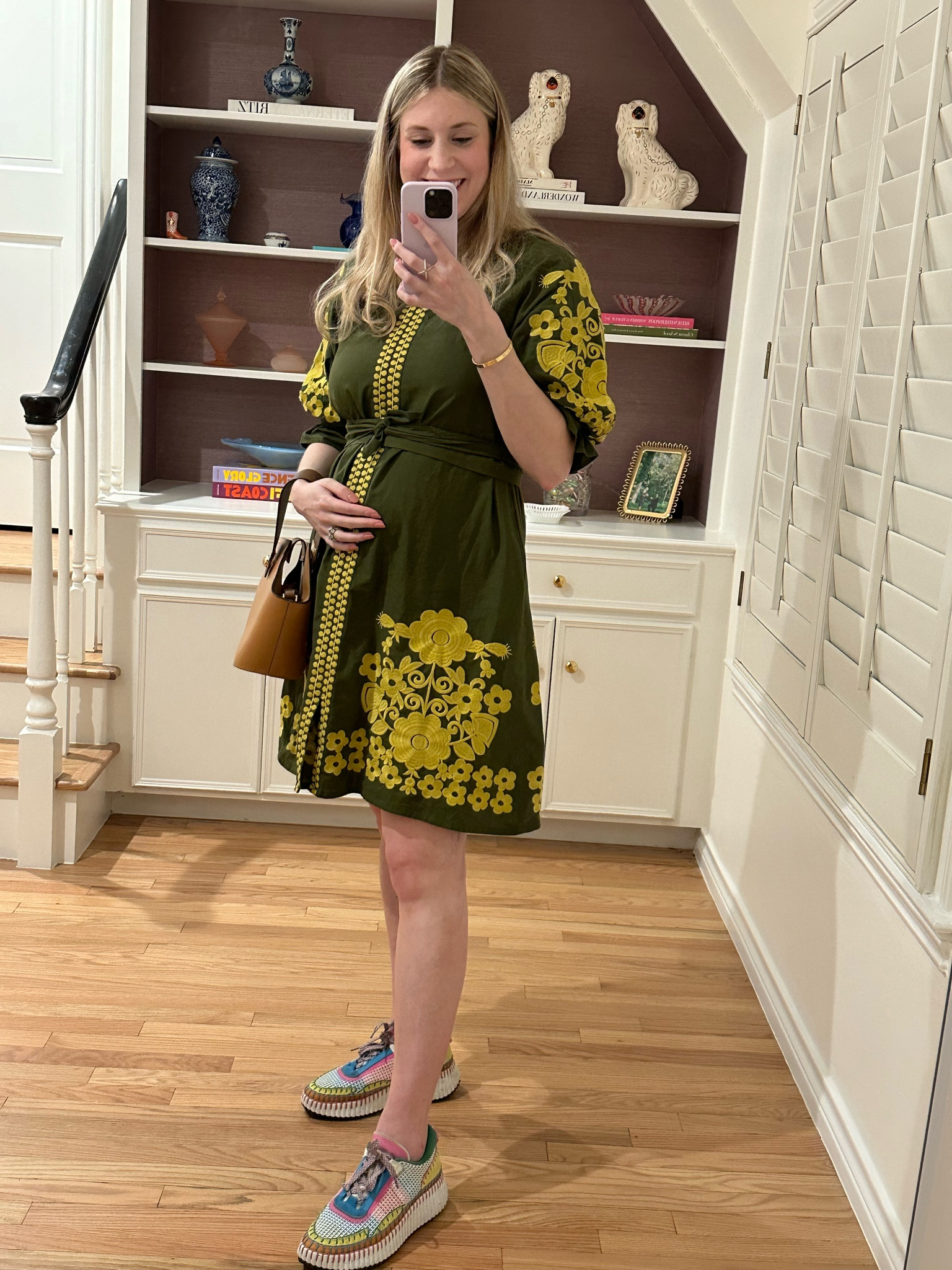 My dress is on sale in several different colors! Lots of XS still available - it’s been perfect for the bump and currently love wearing it with sneakers! Mine are an older version but linked some new designs that are also fun! 🩵

#LTKbump