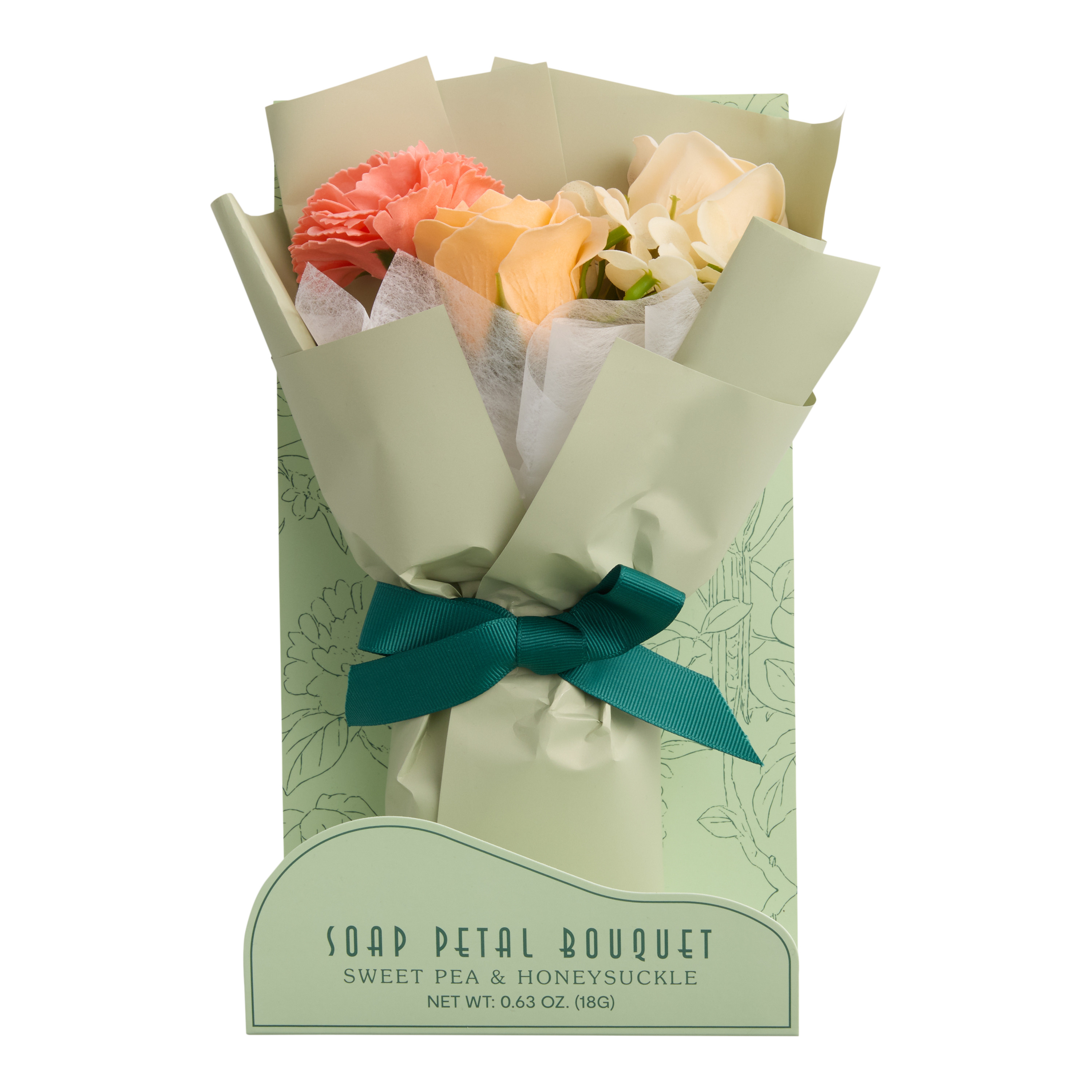 Sweet Pea and Honeysuckle Soap Petal Bouquet | World Market